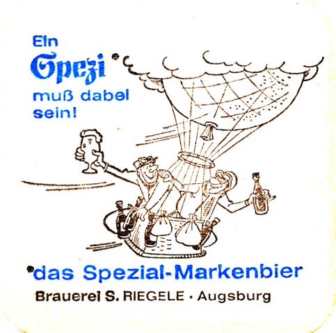 augsburg a-by riegele ein spezi 1b (quad190-ballon-schwarzblau) 